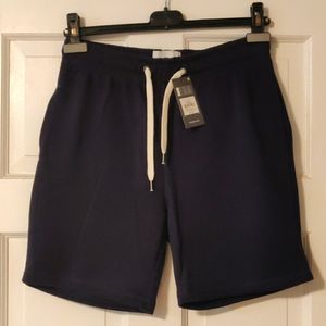 NWT Men's Navy Sweatshorts Size Small